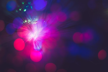 A kaleidoscope of different neon lights